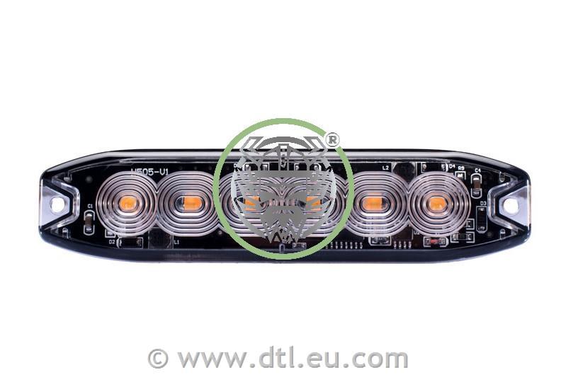 LED utripajoča luč 12/24V 130x30mm