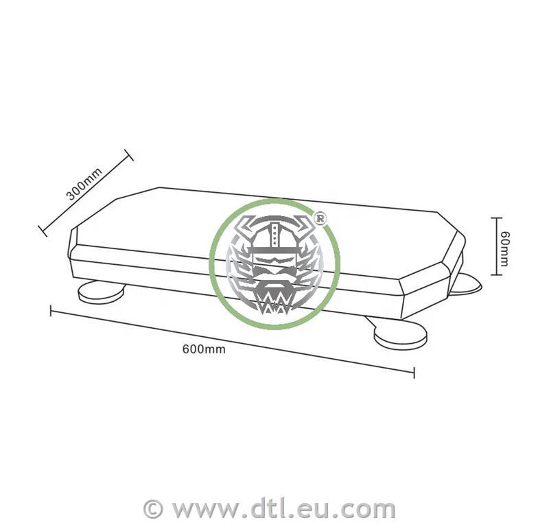 LED rotacijski blok 12/24V, 60cm